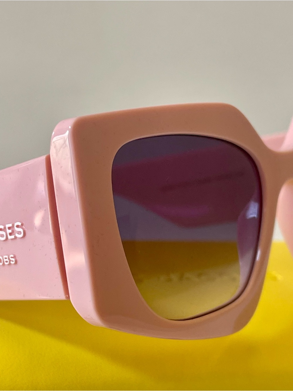 NIB MARC JACOBS MARC 774/S 35J90 PINK FULL RIM DARK GREY SHADED SUNGLASSES - Picture 4 of 12